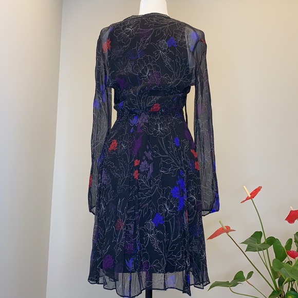 Elie Tahari, black dress, size 10 - Picture 3 of 6